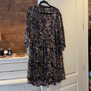 Suno outer space cowl dress